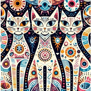 Wall Art Cat Puzzle 300/500/1000 Pieces, Cat Lover Gift, Cat Mom, Unique Gift Idea, Jigsaw Puzzle Cat Art, Home Decor Puzzle, Wooden Puzzle