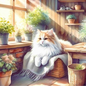 Wall Art Cat Puzzle 300/500/1000 Pieces, Cat Lover Gift, Cat Mom, Unique Gift Idea, Jigsaw Puzzle Cat Art, Home Decor Puzzle, Wooden Puzzle