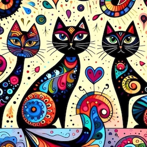 Wall Art Cat Puzzle 300/500/1000 Pieces, Cat Lover Gift, Cat Mom, Unique Gift Idea, Jigsaw Puzzle Cat Art, Home Decor Puzzle, Wooden Puzzle
