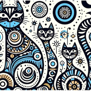 Wall Art Cat Puzzle 300/500/1000 Pieces, Cat Lover Gift, Cat Mom, Unique Gift Idea, Jigsaw Puzzle Cat Art, Home Decor Puzzle, Wooden Puzzle