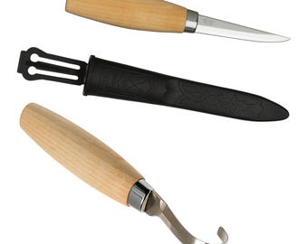 Mora 164 106 Houtsnijgereedschap beitelset lepelkom snijwerk Gemaakt in Zweden