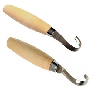 Mora 164 + 162 ganchos para tallar madera, cucharas, cuencos, herramientas para tallar morakniv