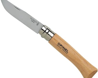 OPINEL No 10 locking knife 10cm stainless steel blade