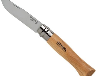 OPINEL No 8 locking knife 8.5cm stainless steel blade