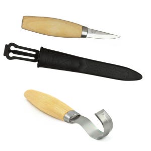 Mora 120 162 Houtsnijgereedschap beitelset lepelkom snijwerk Gemaakt in Zweden