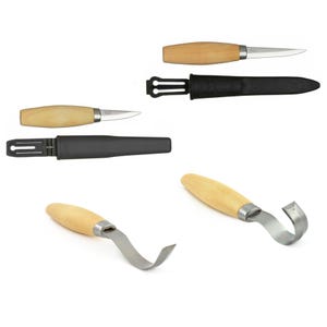 Mora houtsnijbeitelhaakpakket 162s 163s 106 120 Morakniv-lepelkom