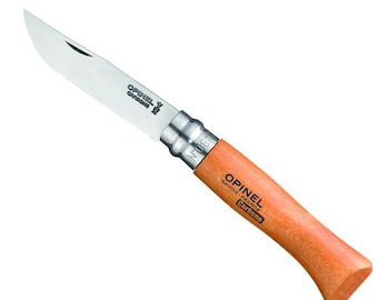OPINEL No 8 locking knife 8.5cm carbon steel blade