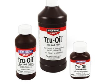 Birchwood Casey Tru Oil stock finish professional rifle gun stock finishing