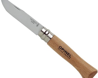 OPINEL No 6 locking knife 7cm stainless steel blade