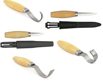 Mora wood carving chisel hook pack 162s 163s 164s 106 120 Morakniv spoon bowl