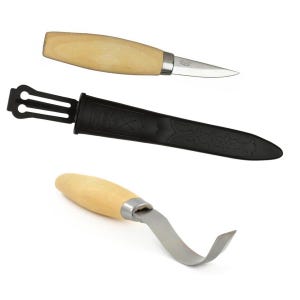 Mora 120 163 Houtsnijgereedschap beitelset lepelkom snijwerk Gemaakt in Zweden