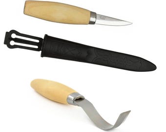 Mora 120 163 Houtsnijgereedschap beitelset lepelkom snijwerk Gemaakt in Zweden