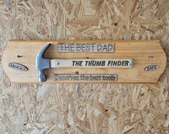 fathers day, hammer, funny, prank, plaque