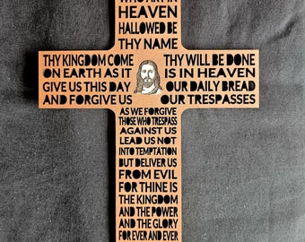 Lord's prayer cross design