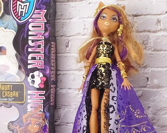 Monster High 13 Wishes Party Clawdeen Doll : : Toys