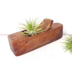 Antique A. Howland & Co. Wood Hand Plane: Primitive Farmhouse Decor
