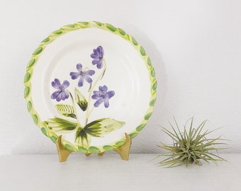 Vintage Royal Norfolk Violet Plate Easter Decor Spring Decor Easter Serveware Staffordshire English Plate Pretty Floral Cottage Chic Decor