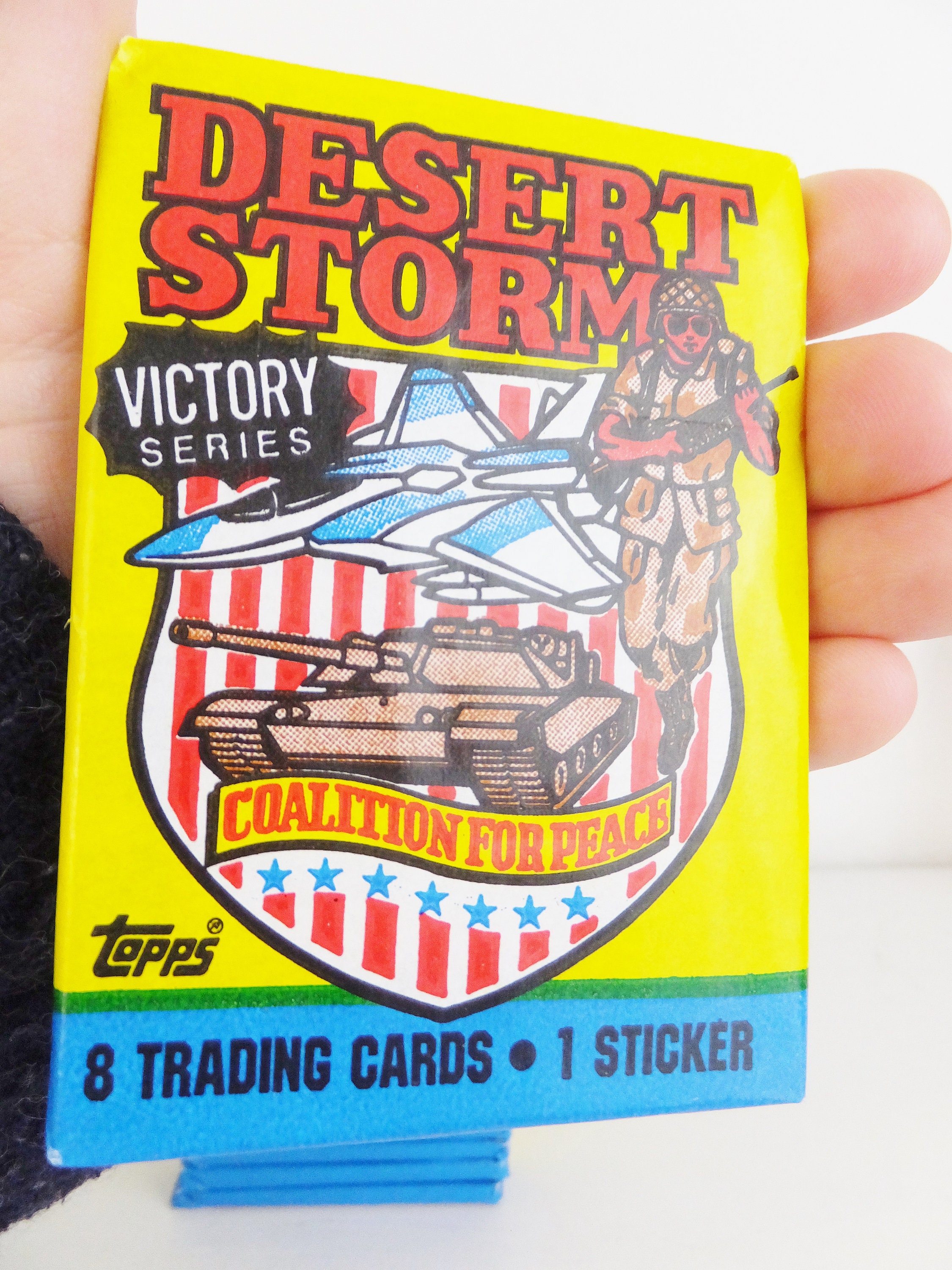 DESERT STORM Series 2 " Victory Series "  Complete Trading Card & Sticker Set 