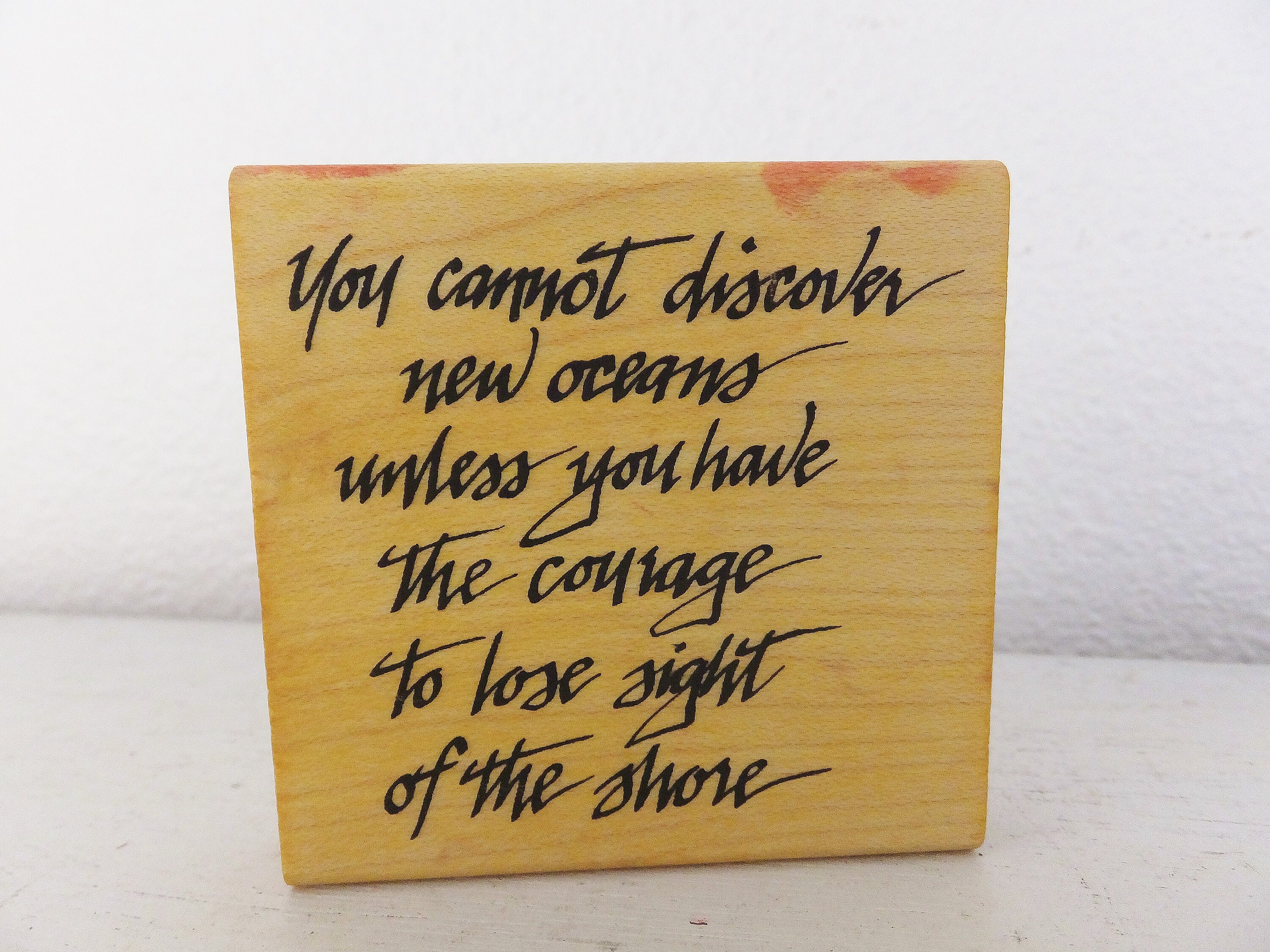 Inspirational Life Quotes Rubber Stamps Wooden Block Mounted Etsy UK