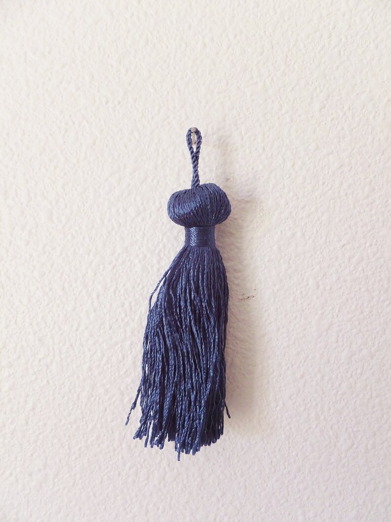 Blue Tassel Vintage Tassel Decorative Tassel Cadet Blue DIY Etsy