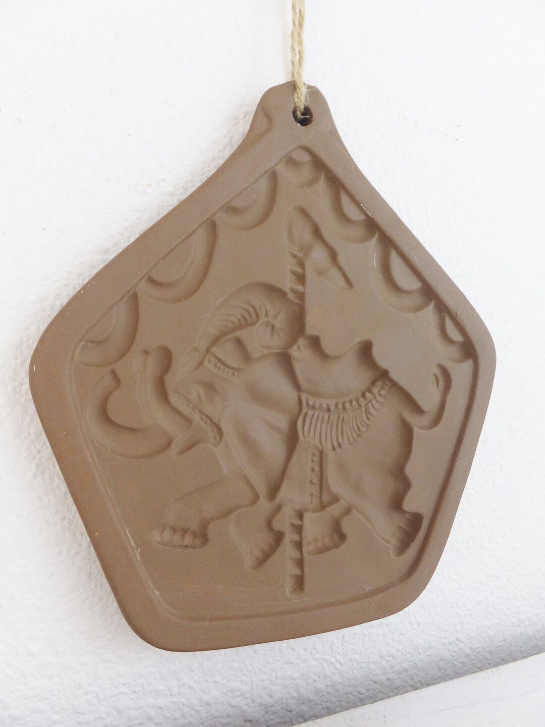 Elephant Cookie Mold Carousel Ceramic Cookie Mold Circus Cookie Elephant Cookie Large Cookie