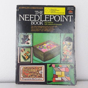 Vintage Book the Needlepoint Book by Jo Ippolito Christensen 