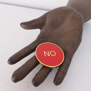 Decision Coin Yes or No Coin Choice Coin Brass Red Green Libra Gift Gambling Coin Fate Choice Flip Coin Enamel Brass Yes No Flip Fate Coin image 2