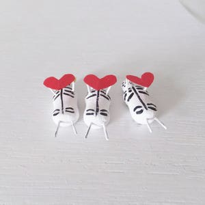 Lover's Gift Heart Mini Dia de los Muertos Figurine Mexican Inspired Skeletons Mini Muertos Tiny Skeletons Love Decor Worry Doll Valentines image 7