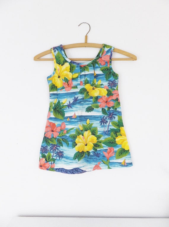 Girls Hawaiian Dress Toddler Dress Girls Size 4T … - image 4
