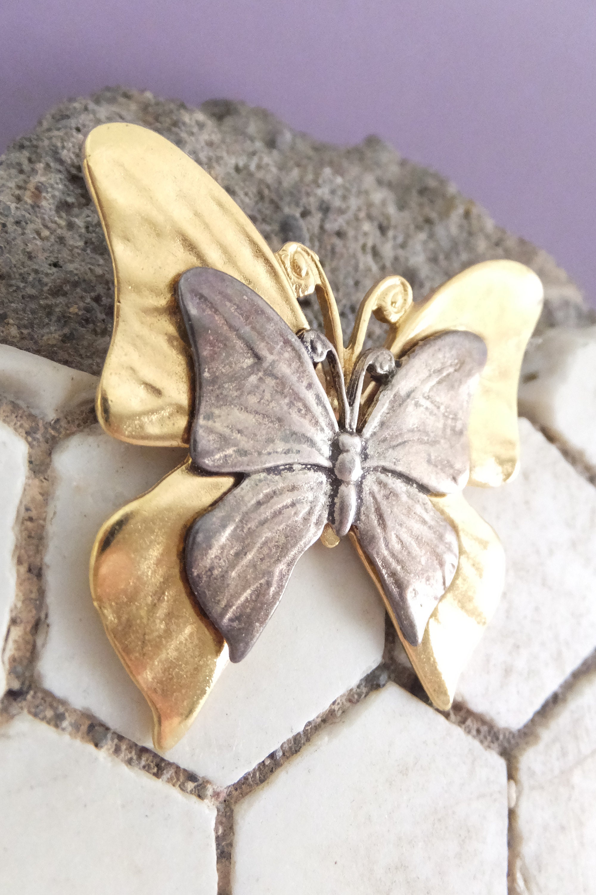 Broche Papillon/poisson Aquatique - Premier Designs - Bijou Neuf Sans Boîte