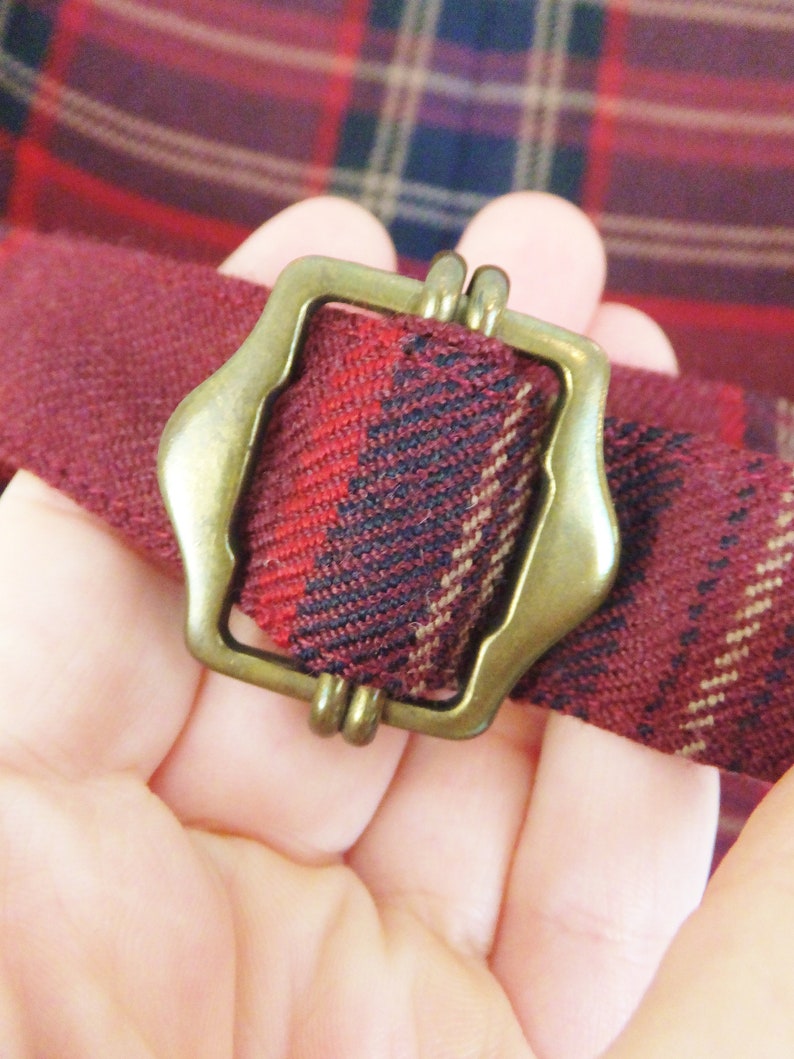 Vintage Red Plaid Vest Women/'s French Women/'s Size 40 Vest Size Small Vest Dark Red Plaid Top Miss Elsa Brand Vest Wool /& Polyester Blend