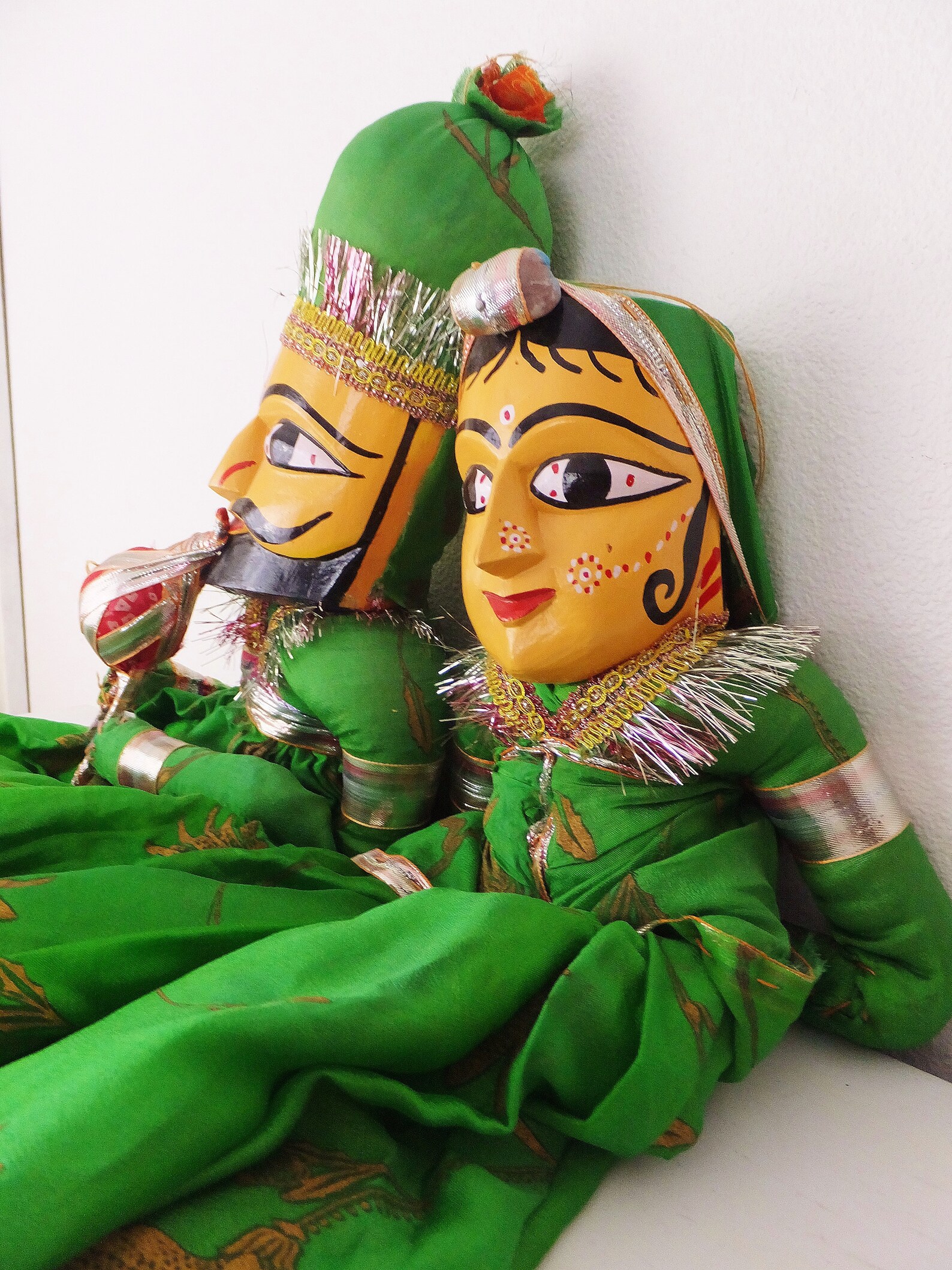 Vintage Indian String Puppets Indian Puppet Large Etsy