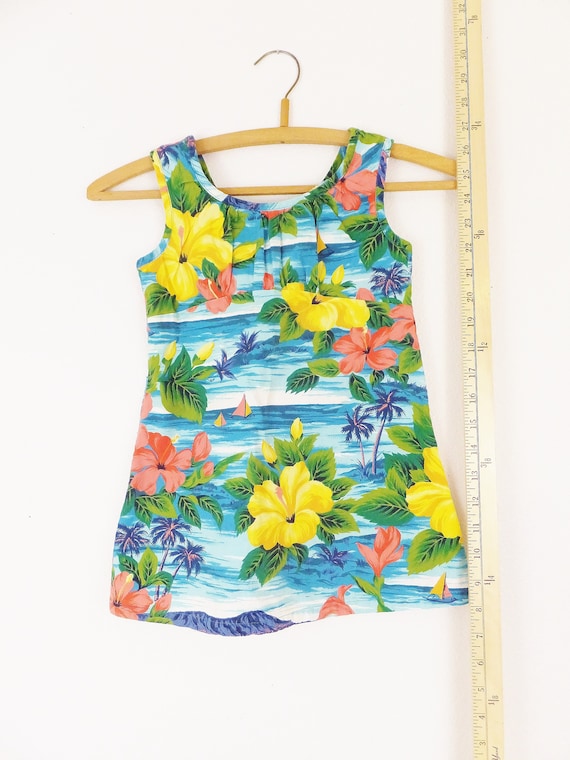 Girls Hawaiian Dress Toddler Dress Girls Size 4T … - image 2