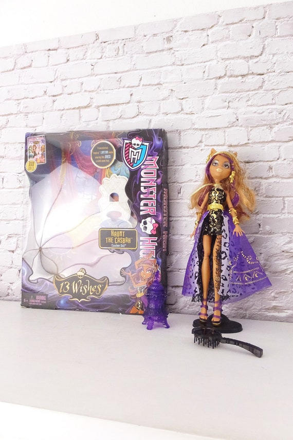 Monster High 13 Wishes Party Clawdeen Doll : : Toys