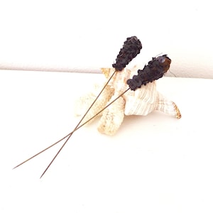Victorian Hat Pins Black Beaded Sequined Hat Pins Long Hat Pin Victorian Hat Pins Large Hat Pins Edwardian Hat Pin Steampunk Witch Costume