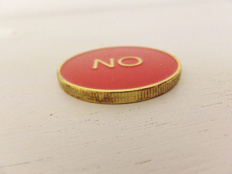 Decision Coin Yes or No Coin Choice Coin Brass Red Green Libra Gift Gambling Coin Fate Choice Flip Coin Enamel Brass Yes No Flip Fate Coin image 10