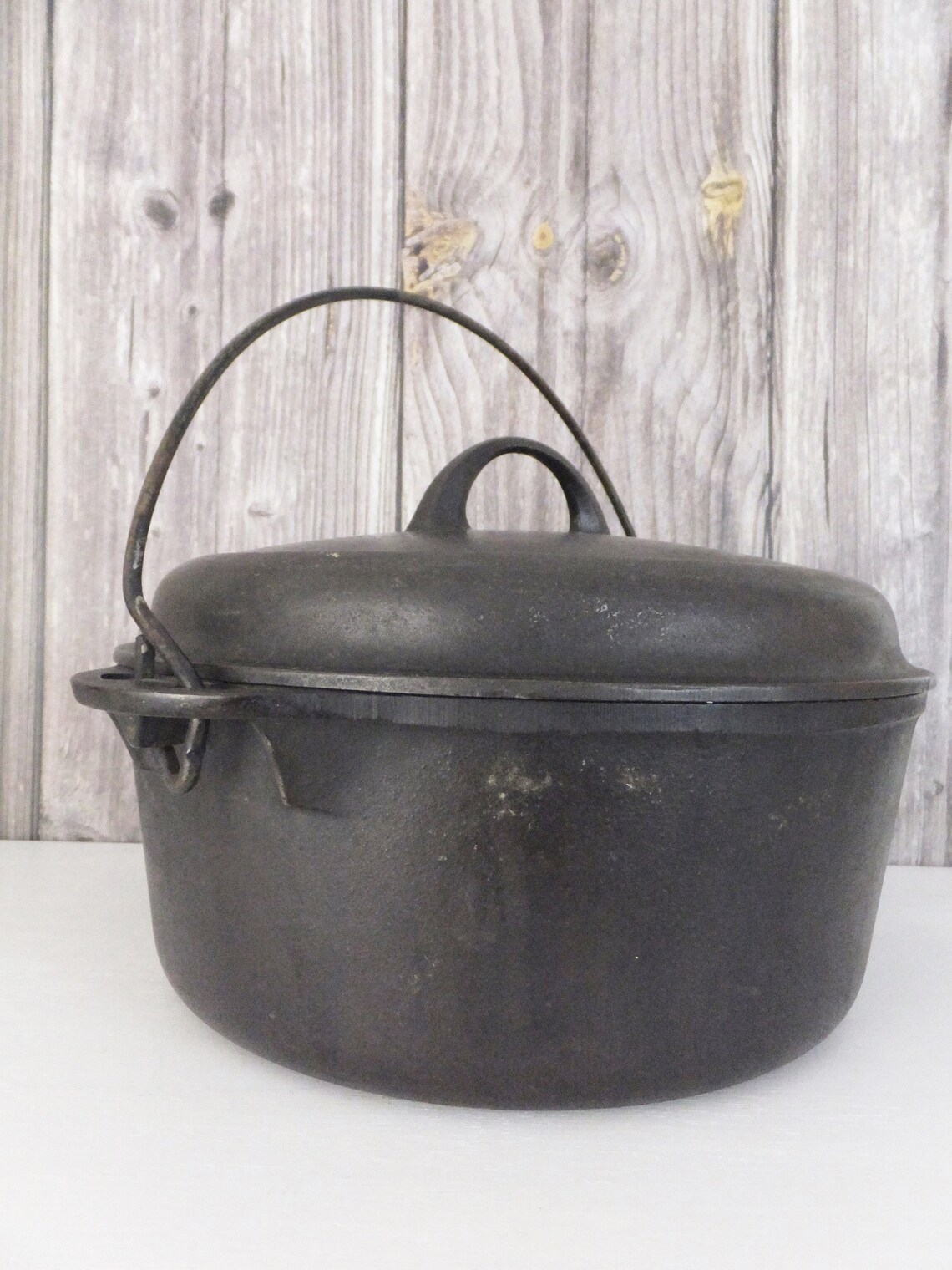 Vintage Griswold Cast Iron Dutch Oven With Lid Size 8 Dutch Etsy