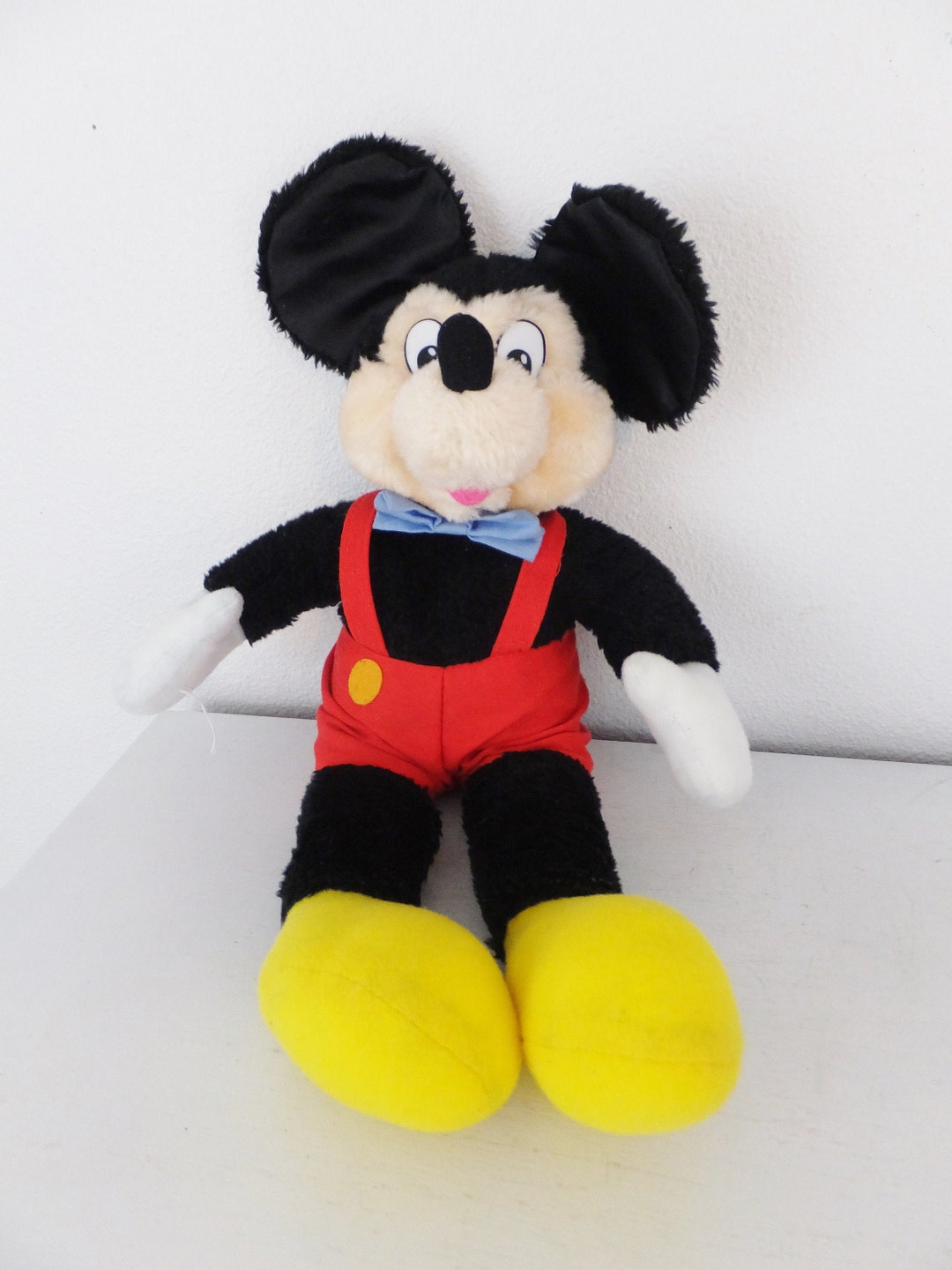 Vintage Mickey Mouse Doll Vtg 1970's Mickey Mouse Plush Toy