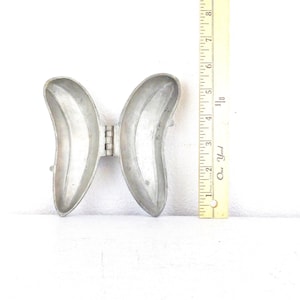 Antique French Pewter Banana Ice Cream Mold - 1800s Kitchenalia
