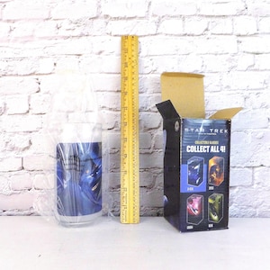 Star Trek Collectible Glass Captain Kirk Glass Water Glass Burger King Promotional Glass Star Trek Paramount Pictures Star Trek Promo Glass
