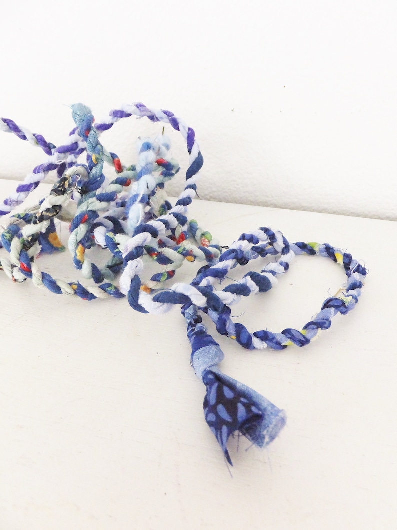 Dark Blue & Light Blue Rope Garland Nautical Decoration Etsy