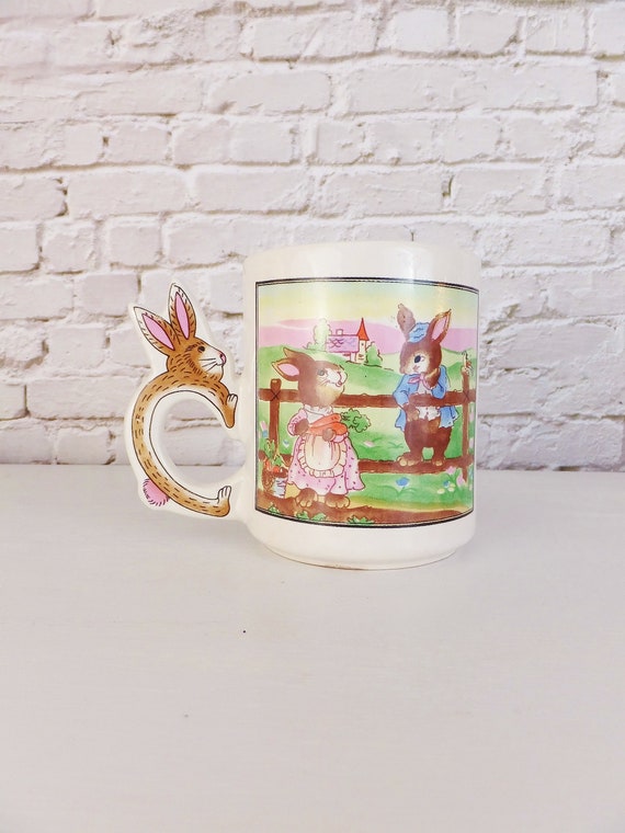 Country Bunny Mug White Country Bunny Mug White