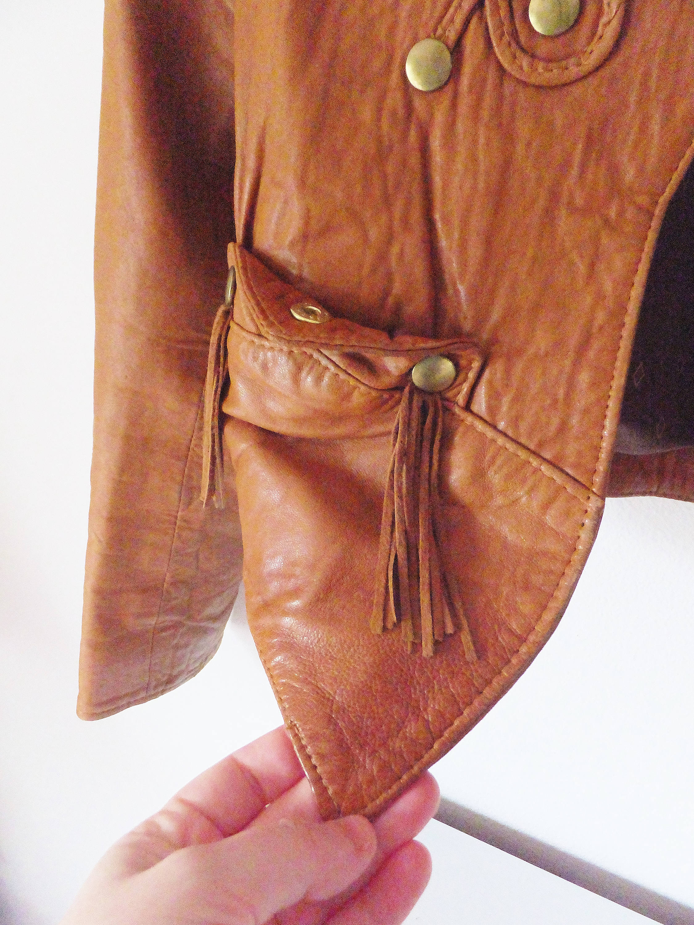 Vintage Gap Leather Jacket Vtg 1970's Womens Size Large Vintage Gap Leather Jacket Vtg 1970's Womens Size Large