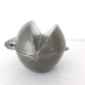 Antique French Pewter Lemon Ice Cream Mold