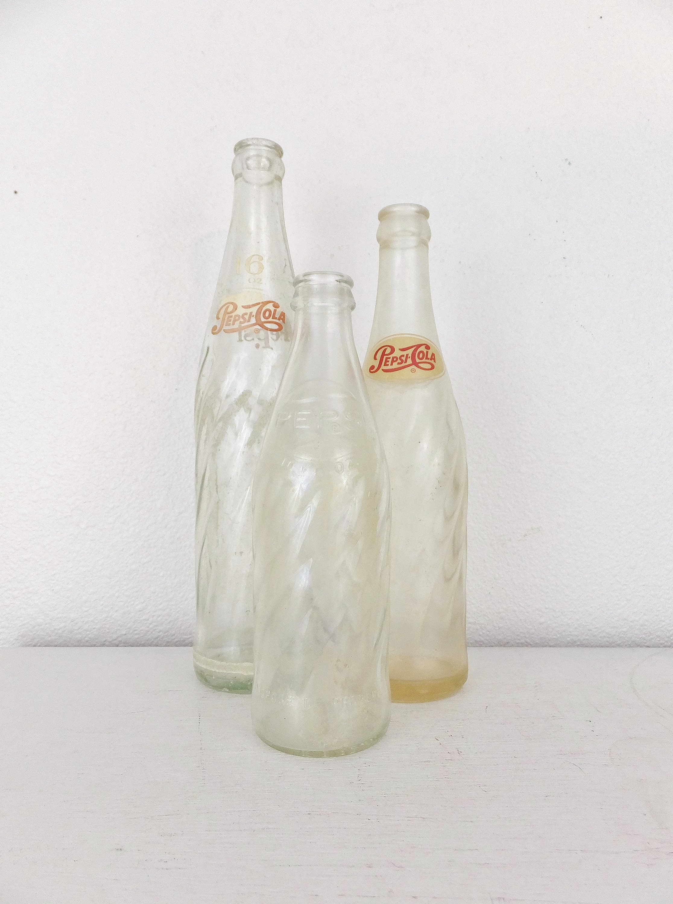 Old pepsi bottles