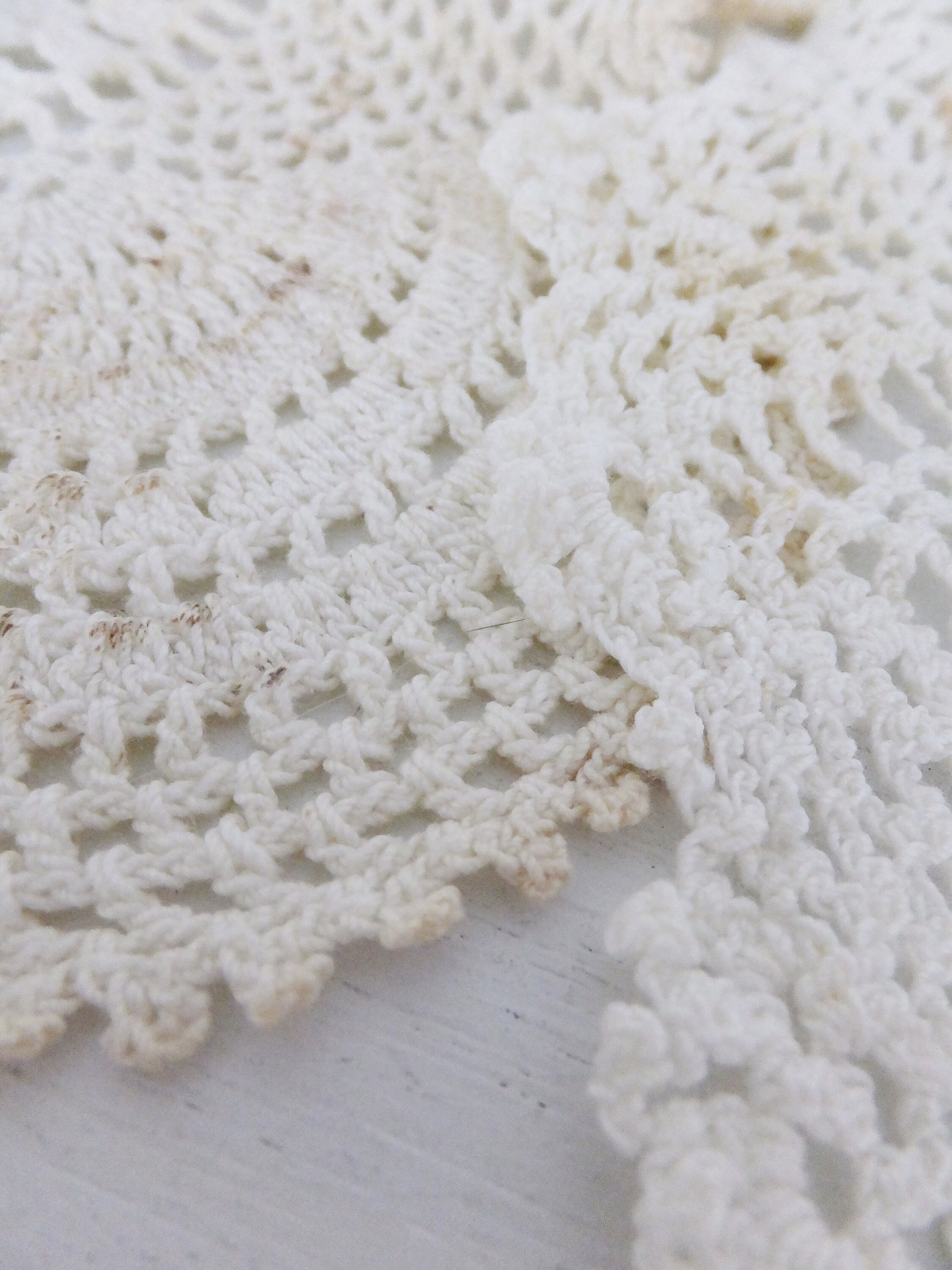 Vintage Crochet Lace Doilies Sewing Ephemera Antique Lace | Etsy