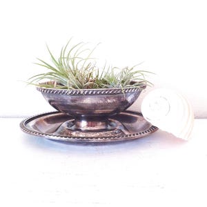 Reed & Barton Versilberte Soßenschüssel Vintage Silber Gelötete Fußschüssel Vintage Essgeschirr Serviergeschirr Feine Küche Regency Decor Vtg Schüssel