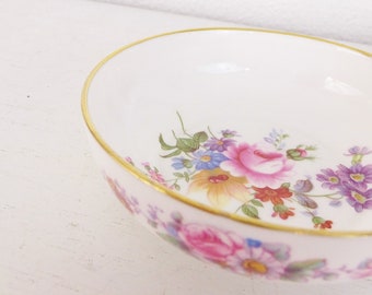 Royal Crown Derby Posies Bowl Porcelain Bowl English Bone China Bowl Porcelain Trinket Dish Ring Dish Derby China Bowl Vintage Floral Bowl