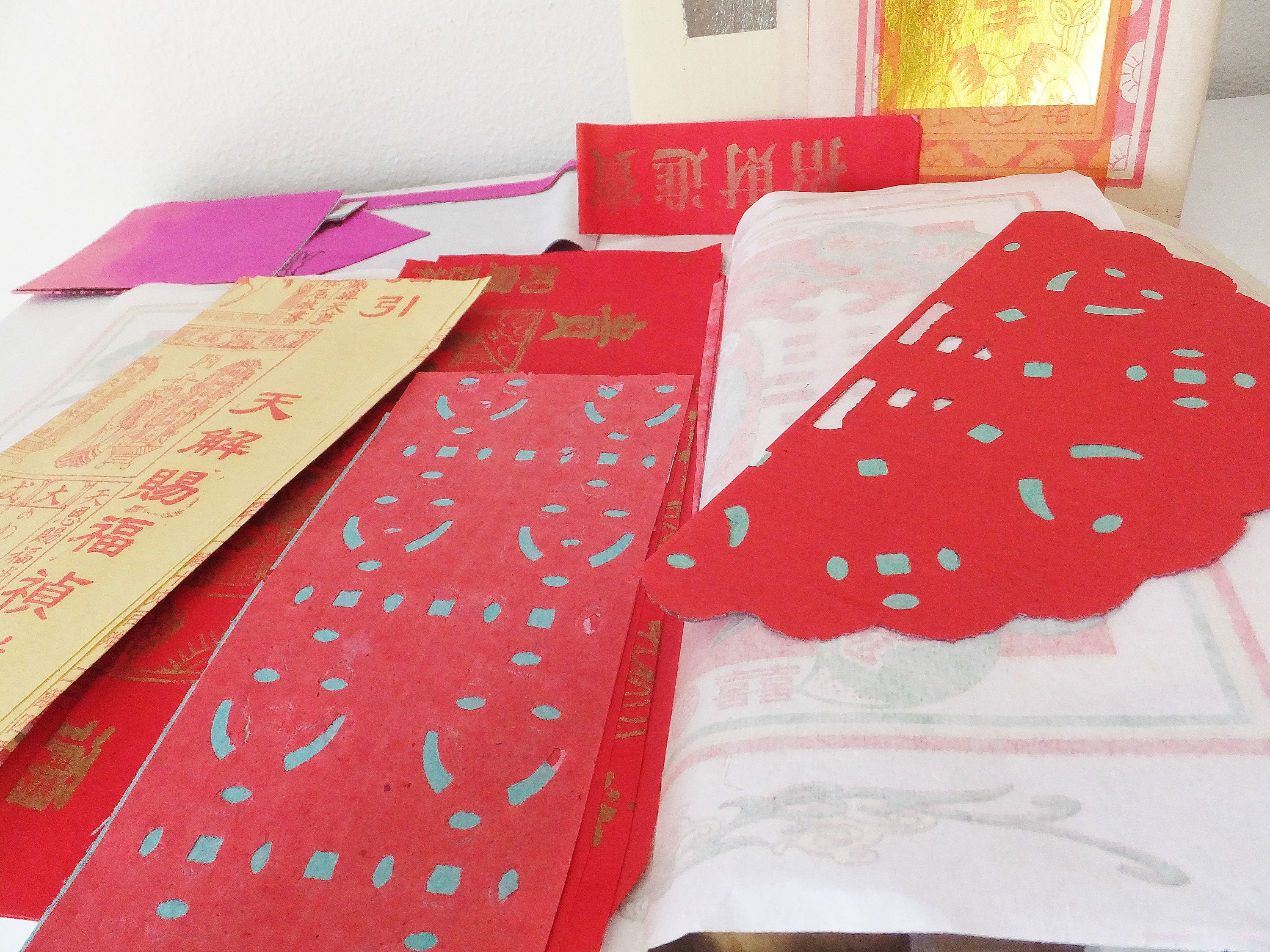 Joss Paper Assortment Pack Chinese Joss Ritual Paper Scrapbook Etsy