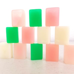 Vintage Mahjong Tiles: Acrylic Lucite Game Pieces, Jewelry Supply (12 Random Pieces) image 5